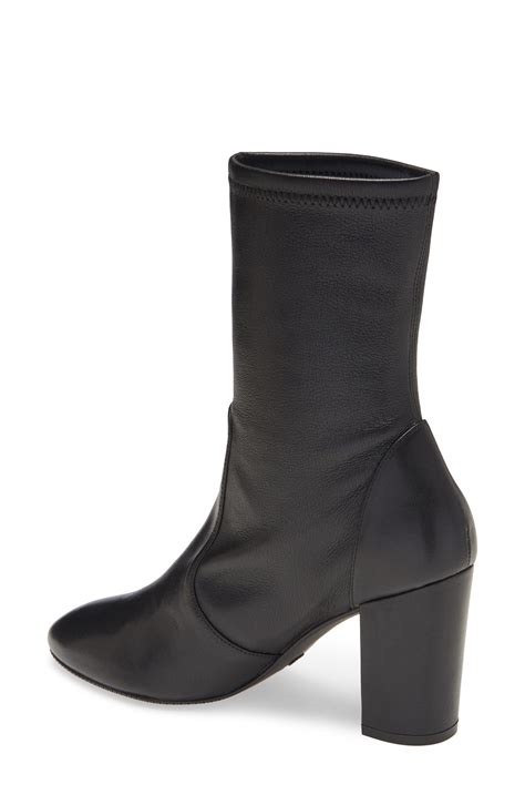 stuart weitzman black booties